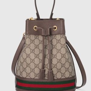 New Gucci Ophidia GG Small Bucket Bag